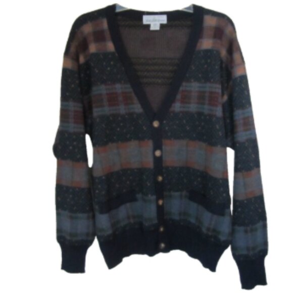 Vintage Tricots St Raphael Saks Fifth Avenue Wool Cardigan Sweater - Picture 1 of 6